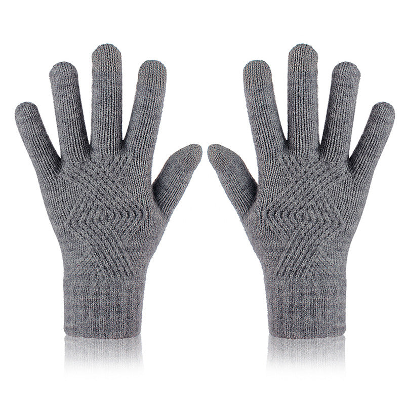 Wool Knitted Gloves Winter